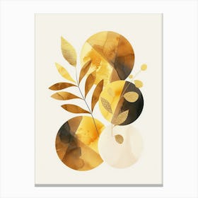 Golden Leaves 45 Canvas Print