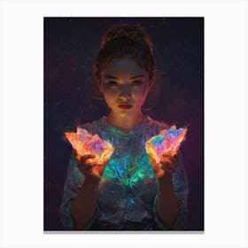 Glow In The Dark 8 Canvas Print