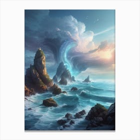 Stormy Sea Canvas Print