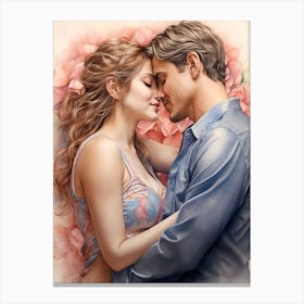 Kiss Of Love Canvas Print