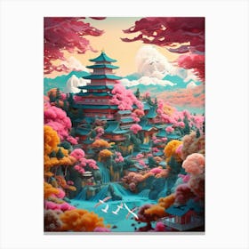 Japanese Pagoda 26 Canvas Print