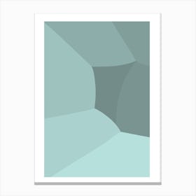 Mint Abstract Canvas Print