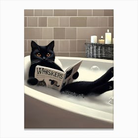 Whiskers Cat Canvas Print