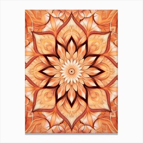 Symmetrical Mandalas Geometric Illustration 27 Canvas Print