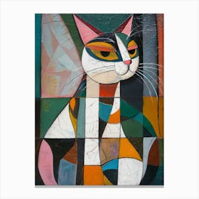 Abstract Cat 12 Canvas Print