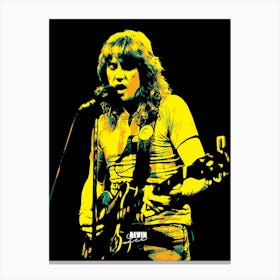 Alvin Lee Ten Years After in Pop Art Illustration Canvas Print