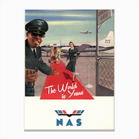 Nas Airlines Canvas Print