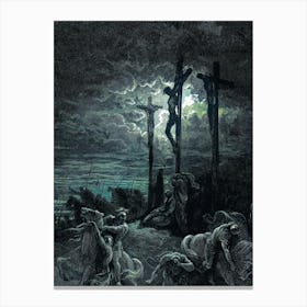 The Close Of The Crucifixion - Gustave Doré, 1880 HD Remastered Canvas Print