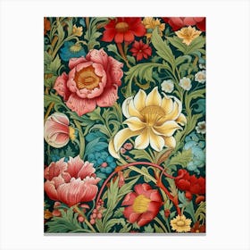 Floral Wallpaper 155 Canvas Print