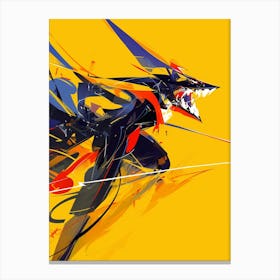 Ninja Wolf Canvas Print