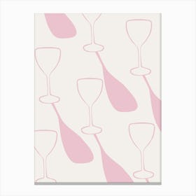 Liquid Therapy Pink Canvas Print