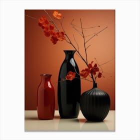 Three Vases 3 Canvas Print