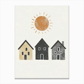 Happy Homes Canvas Print