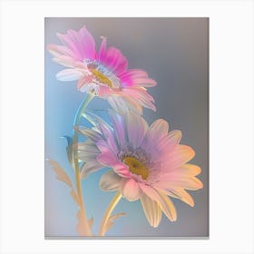 Iridescent Flower Gerbera Daisy 1 Canvas Print