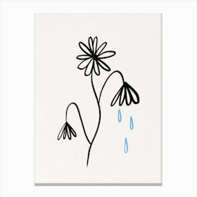 Sad Flower Canvas Print
