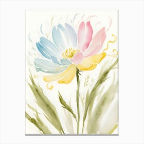 Watercolor Flower 2 Canvas Print