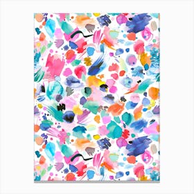 Painterly Abstract Scribbles Multi Canvas Print
