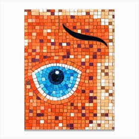 Mosaic Eye Canvas Print