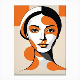 Portrait Of A Woman Canvas Print