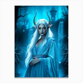 Fairy Tale Elf Beauty - Diverse Art Illustration 6 Canvas Print