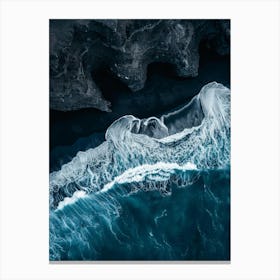 Aerial View Of Iceland 1 Canvas Print