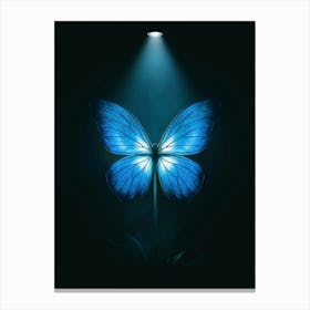 Blue Butterfly 2 Canvas Print