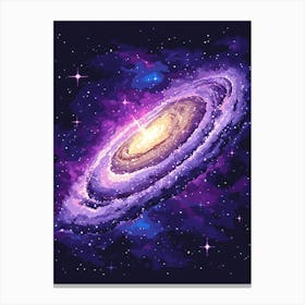 Galaxy Painting Canvas Print