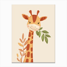 Cute Giraffe 1 Canvas Print