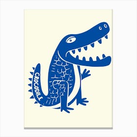 Crocodile Canvas Print