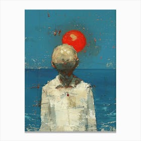 'The Red Ball' Canvas Print