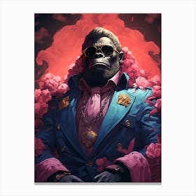 Gorilla King Canvas Print