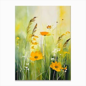 Yellow Flowers 4 Canvas Print