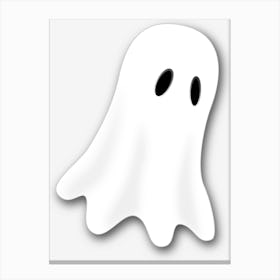 Ghost Boo Halloween Spooky Haunted Canvas Print