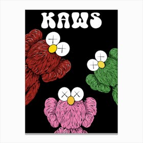 Kaws wall art  Canvas Print