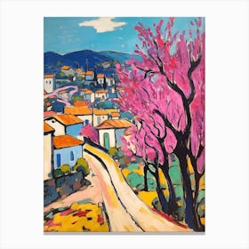 Arezzo Italy 2 Fauvist Painting Canvas Print