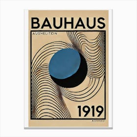 Bauhaus exhibition poster 5 Canvas Print