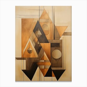 Dynamic Geometric Abstract Illustration 7 Canvas Print