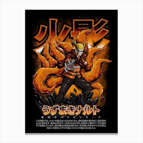 Naruto Anime Poster 4 Canvas Print