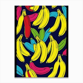 Bananas Modern Pop Art Canvas Print