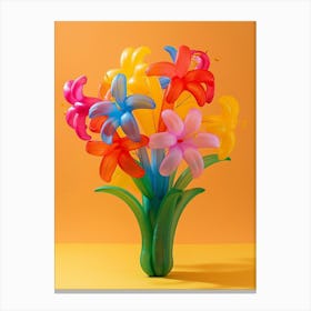 Dreamy Inflatable Flowers Monkey Orchid 1 Canvas Print
