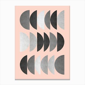 Minimalist geometric shapes 5 Canvas Print