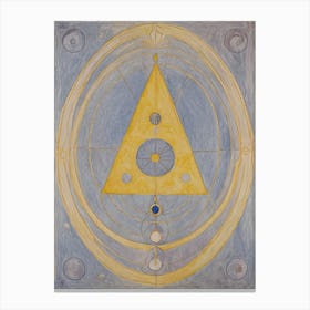 The Yellow Triangle Canvas Print