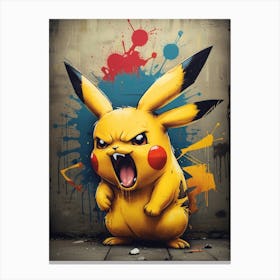 Pikachu Canvas Print