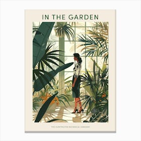 In The Garden Poster The Huntington Botanical Gardens 2 Canvas Print