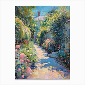  Floral Garden Reverie 3 Canvas Print