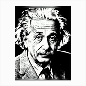 Albert Einstein Canvas Print