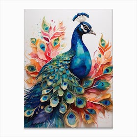 Peacock 5 Canvas Print