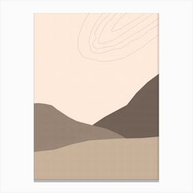 Dry Desert Lands 3 Canvas Print