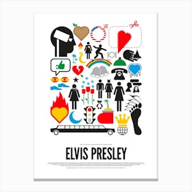 Elvis Presley Canvas Print