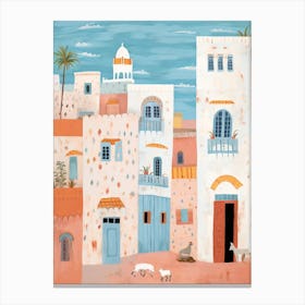 Essaouira Morocco 1 Illustration Canvas Print